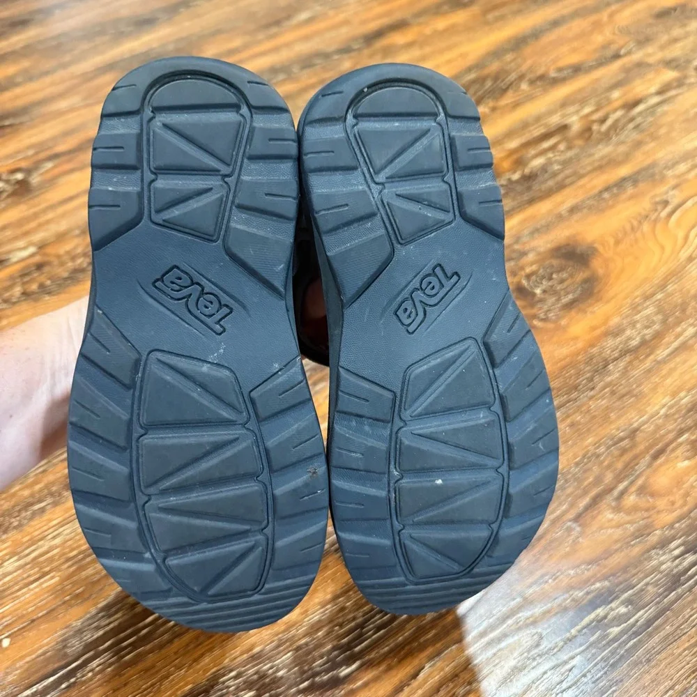 Teva Hurricane Size 2 XLT2 Kids Sport Sandals Blue Grey Pattern 1019390C Shoes